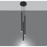 Sollux Lighting SL.0471 - visilica na sajli PASTELO 3P 3xG9/8W/230V crna | Eponuda.com