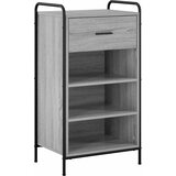  Ormar za cipele 51 x 36 5 x 93 cm Konstruirano drvo Siva Sonoma - Siva Sonoma 51 x 36 5 x 93 cm 1 ladica i 3 police | shoptok.hr