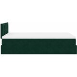  Otomanski krevet s madracem&LED tamnozeleni 120x200cm baršun | shoptok.hr