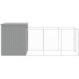  za pse s igralištem svjetlosiva 165x455x181 cm čelična | Eponuda.com
