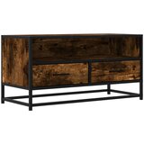 Maison Chic TV omarica - TV stojalo - Televizijska omarica sonoma hrast 80x34,5x40 cm inženirski les in kovina, (21700483) Cene