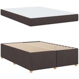  Konstrukcija postelje Temno rjava 160 x 200 cm blago, (5000126973) | Shoptok.si