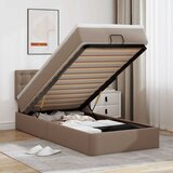  Otomanski krevet s madracem cappuccina 80x200cm umjetna koža | shoptok.hr