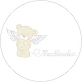 Roba Bijela/bež pamučna dječja vreća za spavanje 45x70 cm Heartbreakerbär – | shoptok.hr