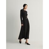 Reserved Ladies` dress & belt - črna Cene