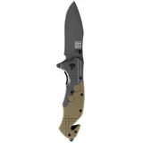 Commander Rescue Knife, Black /Tan