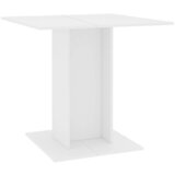 Maison Chic Jedilna miza - Kuhinjska miza - Jedilni stol bela 80x80x75 cm iverna plošča, (21714964) Cene
