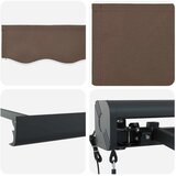  Povlačivi tende Sivosmeđa 500 × 300 cm Tkanina i Metal | Eponuda.com