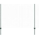  Stup za ogradu 22 pcs Zelena 200 cm Čelik | shoptok.hr