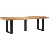  The Living Store Klop 160 cm trden robusten mangov les in jeklo - Klop, (21496584) Cene