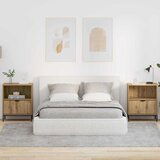 vidaXL Posteljne mize s predalom 2 pcs artisan hrast 49 x 36 x 61 cm | Shoptok.si