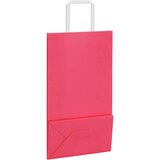  Papirnate vrečke 250 kosov z ročaji roza 21x11x36 cm, (5000160813) | Shoptok.si