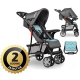 Lionelo Dječja kolica EMMA PLUS siva-plava-scandi + torba za mamu, (5902581656452) | shoptok.hr