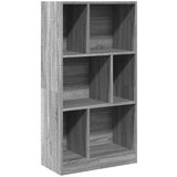 Maison Chic Knjižna omara - Knjižni regal siva sonoma 57x28,5x107,5 cm inženirski les, (21725153) Cene