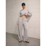 Sinsay Kratka crewneck majica s ukrasnim ringovima | shoptok.hr