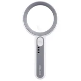 LED prigušiva punjiva lupa sa LED osvetljenjem/650 mAh bela/siva