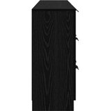  Kreveta 3 pcs Crni hrast 181 x 30 x 70 cm Konstruirano drvo | shoptok.hr