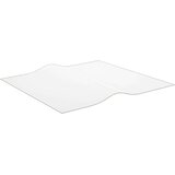vidaXL Zaščita za mizo mat 90x90 cm 2 mm PVC | Shoptok.si