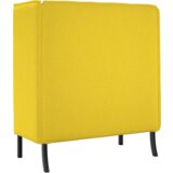 SOFA s visokim naslonima Svijetlo žuta 109x56x121 cm Tkanina | shoptok.hr