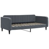  Dnevni krevet tamnosivi 100 x 200 cm baršunasti | Eponuda.com