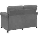 SOFA za dvije osobe Tamnosiva 138 x 83 x 95 cm Baršun | Eponuda.com