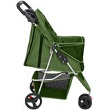 Sklopiva kolica za pse zelena 80 x 46 x 98 cm od tkanine oxford | shoptok.hr