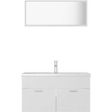  Set kupaonskog namještaja od iverice bijeli | shoptok.hr