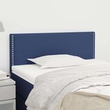  Posteljno vzglavje modro 100x5x78/88 cm blago, (20723571) Cene