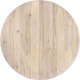  Blagovaonski stol okrugli 110 x 76 cm od masivnog drva manga | shoptok.hr