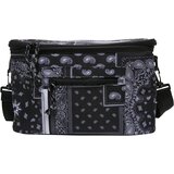 Urban Classics Accessoires Bandana Patchwork Print Cooler Bag Black/white | Shoptok.si