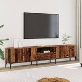 TV ormarić s ladicom boja drva 200x25x44 cm konstruirano drvo | shoptok.hr