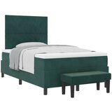  Krevet s opruga kutije Tamnozelena 200 x 120 cm Baršun | shoptok.hr