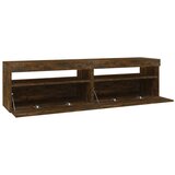 TV ormarić s LED svjetlima 2 kom boja hrasta 75 x 35 x 40 cm | Eponuda.ba