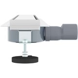 Tuš kanal 2-u-1 sa 360° sifonom Srebrno 60 cm | shoptok.hr