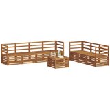  Setovi sofa 8 pcs Prirodna Čvrsto drvo akacije | Eponuda.com