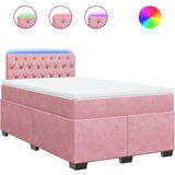 Maison Chic Box spring postelja - Vzmetna postelja z vzmetnico roza 120x200 cm žamet SL10525, (21885529) | Shoptok.si