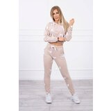Kesi Set with printed pistols in beige color
