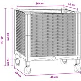  Vrtni saksija s kotačima Plavo Sivo 40 x 40 x 48 cm PP | shoptok.hr