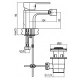 Valvex Baterija za bide Loft 2454950 | Eponuda.ba