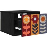  Wall-mounted noćni ormarić ESSEN 2 kom. Crni hrast | shoptok.hr