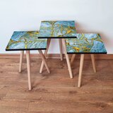 Hanah home Set 3 stočića 3Shp235 Blue | ePonuda.com
