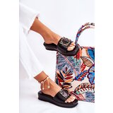 S. BARSKI Women's Fashionable Leather Slippers Black Adaline | shoptok.hr