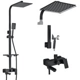 Wanmivezlo Mešalni pipa za tuš, trpežna medenina, večfunkcijska zasnova, 3-načina 10inch E, (5000159286) | Shoptok.si