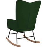  Gugalni stol temno zelen žamet, (20935000) | Shoptok.si