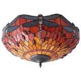 Endon 70721 - Plafonsko svetlo Tiffany DRAGONFLY 2xE27/60W/230V prečnik 41 cm | Eponuda.com