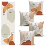 Minimalist Home World set od 4 jastučnice i nadstolnjak s primjesom pamuka Minimalist Home World Cijene