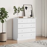 vidaXL Ladičar ALTA bijeli 77 x 35 x 73 cm od masivne borovine Cijene
