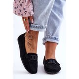 Boto Women's Stylish Suede Loafers Black Rabell | shoptok.hr