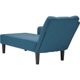 vidaXL Počivaljka od baršun s rukonaslonom plava | shoptok.hr