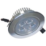 Silver Elit+ 5x1w, 85/265v, 45, 6500k, ugradna led armatura, silver sjajna ( ELS00521 ) | ePonuda.com